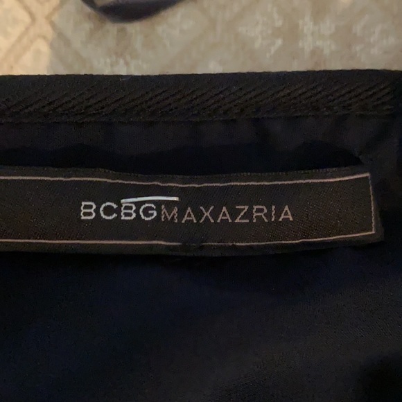 BCBG Corset Top, Tulle Gown, Navy Blue - Picture 8 of 10